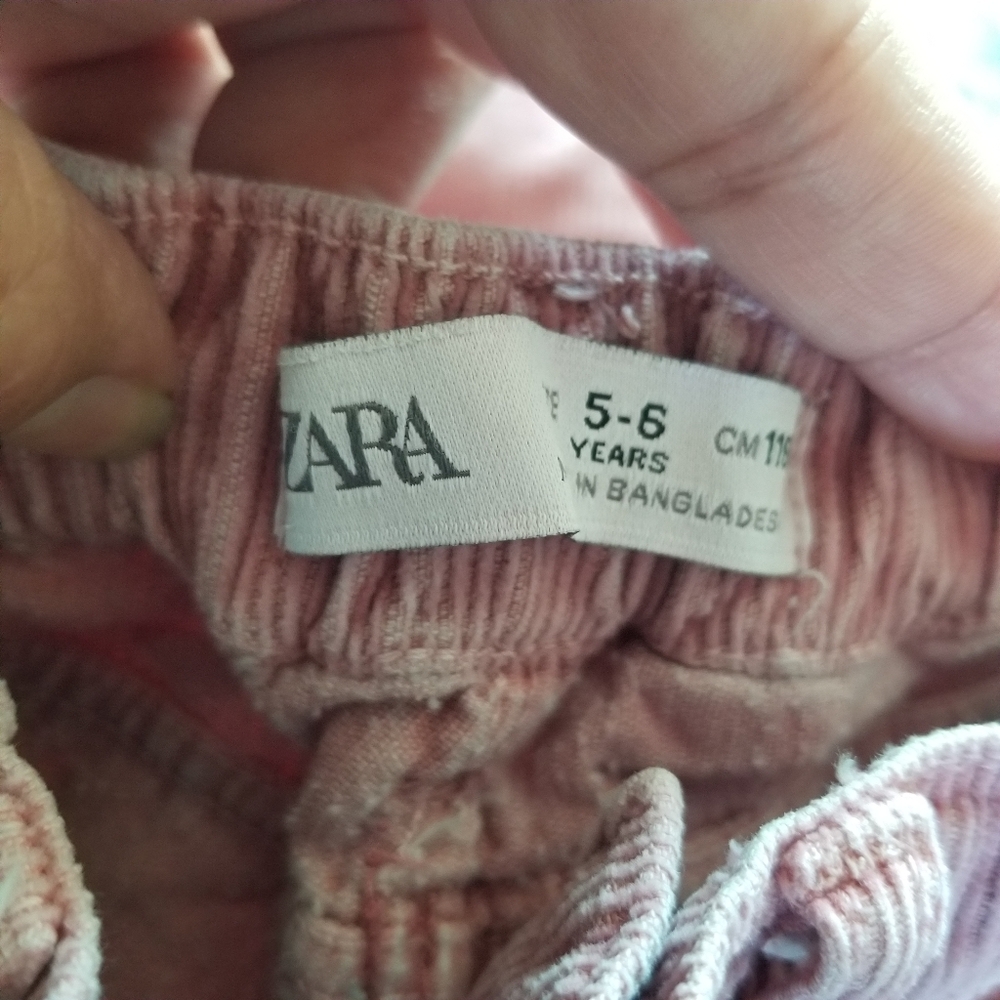 Zara | Wideleg Corduroy Pants - Picture 3 of 4
